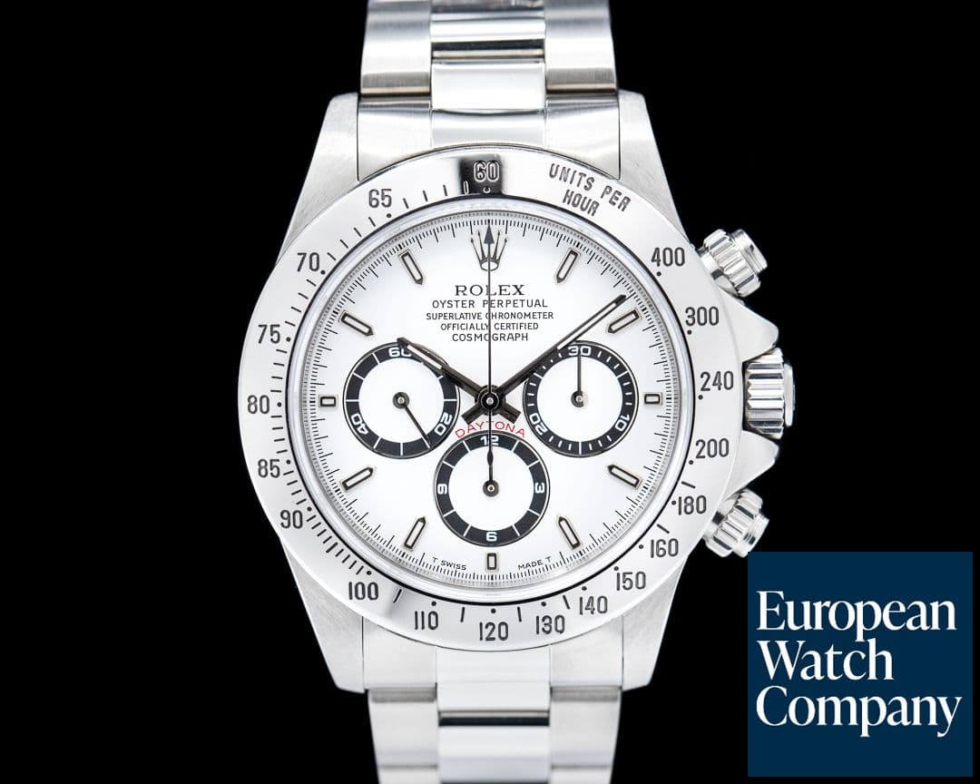 Image of Rolex Daytona 16520 Zenith Movement White Dial SS 1997 
