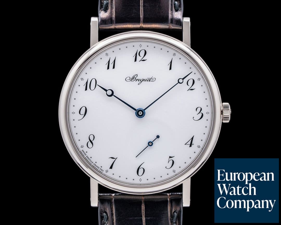 Image of Breguet Classique Automatic Enamel Dial 18K White Gold 