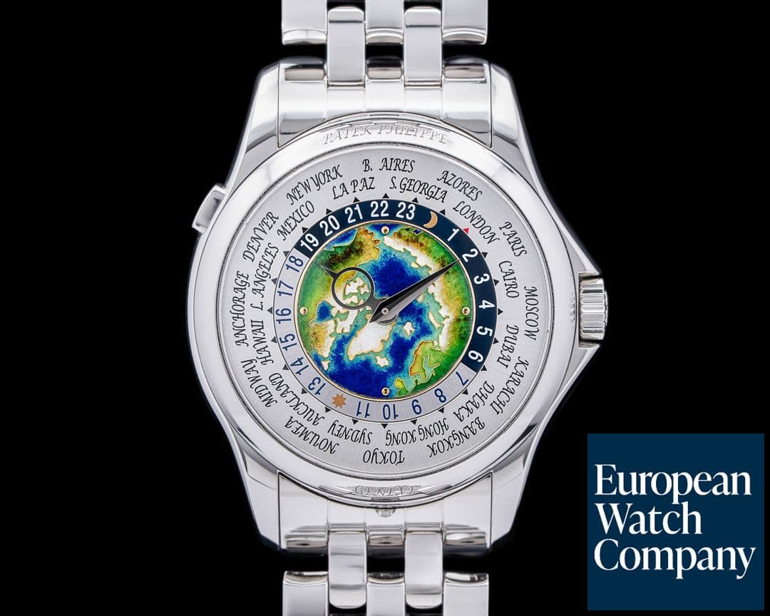 Image of Patek Philippe World Time 5131P Enamel Dial Platinum DISCONTINUED