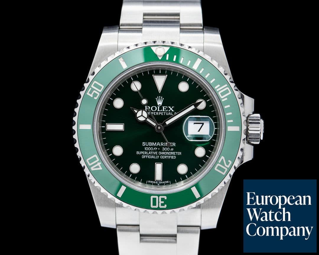 Image of Rolex Submariner "Hulk" Green Ceramic Bezel Green Dial SS