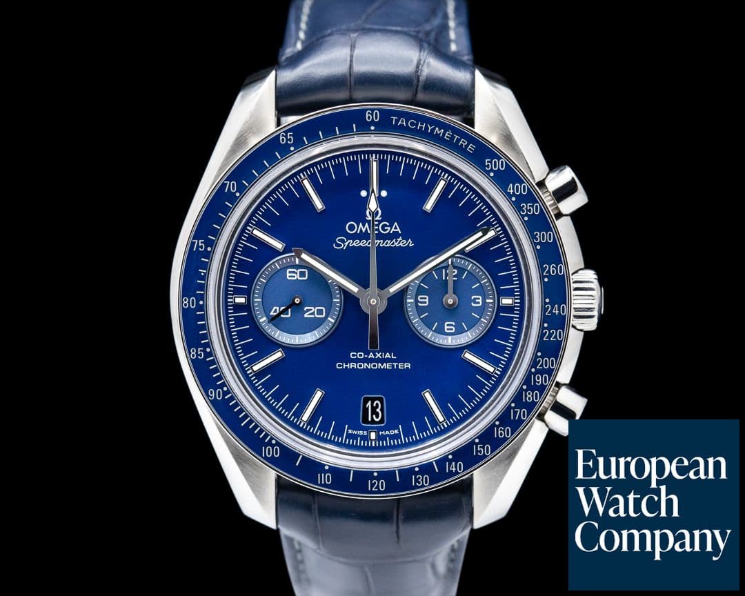 Image of Omega Speedmaster Chronograph Blue Dial Titanium