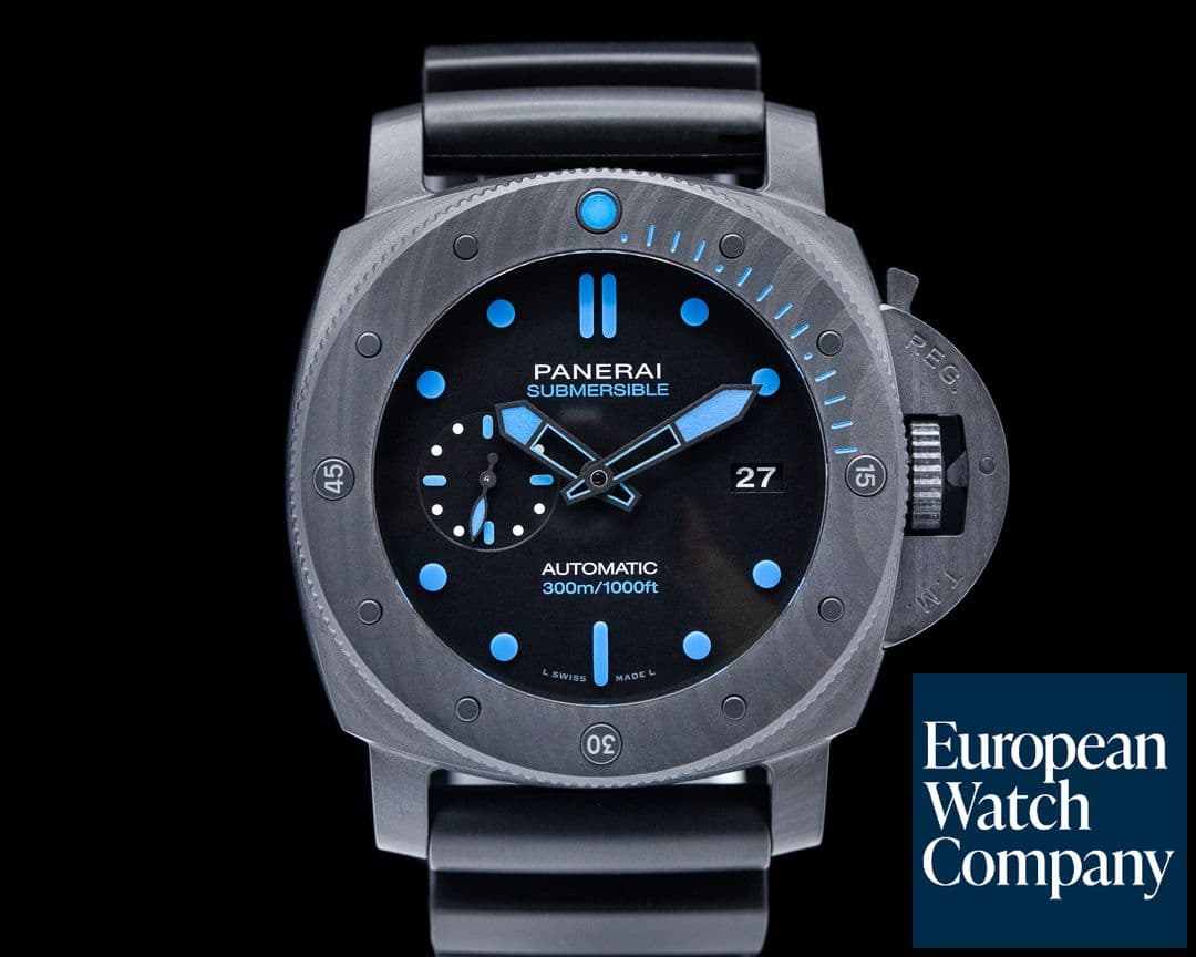 Image of Panerai Submersible PAM01616 Carbotech 47mm 3 Days Automatic Unworn