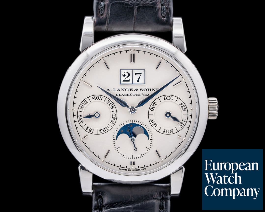 Image of A. Lange and Sohne Saxonia 330.025 Annual Calendar Platinum RARE