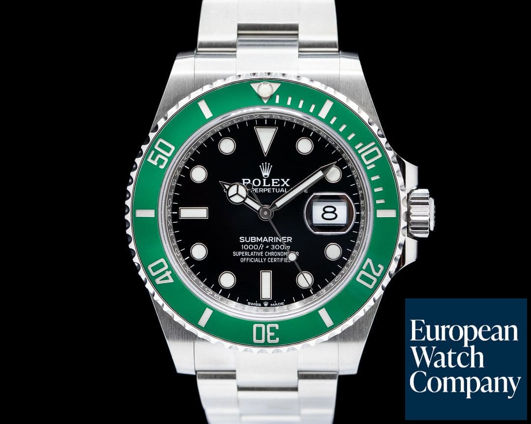Image of Rolex Submariner Date 126610LV Kermit GREEN Ceramic Bezel 41MM