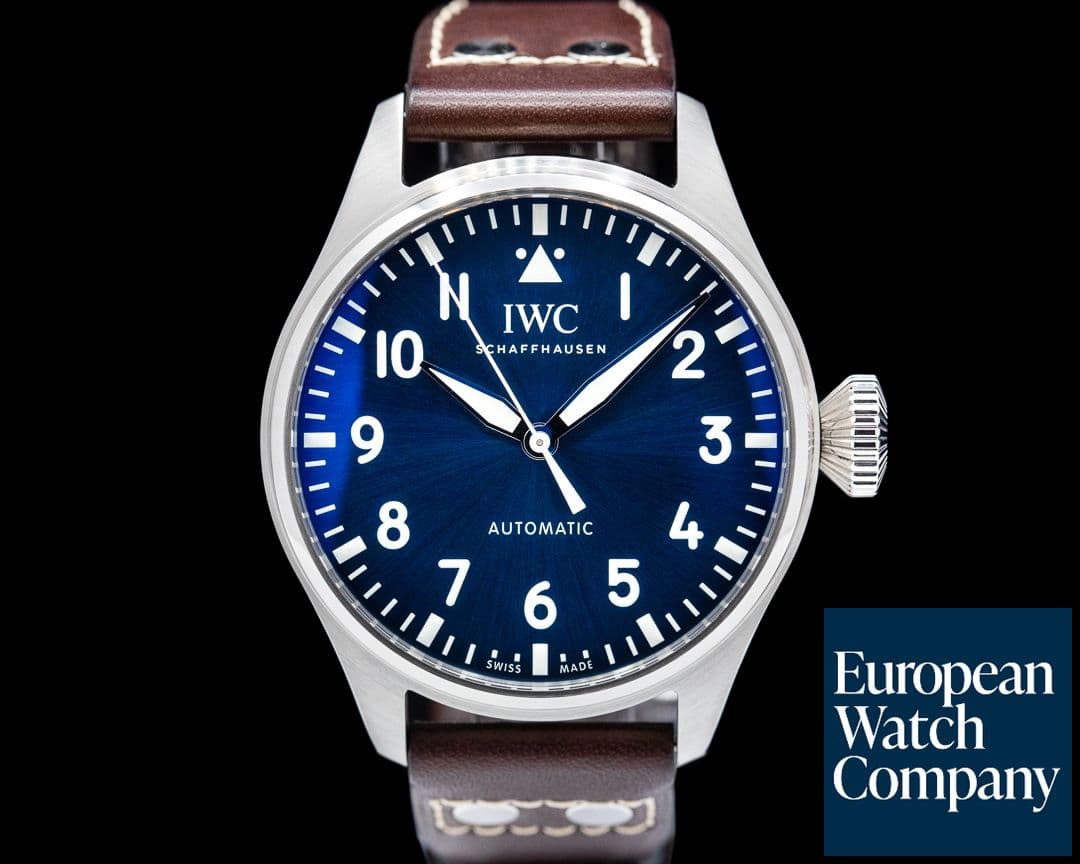 Image of IWC Big Pilot Watch 43mm Blue Dial