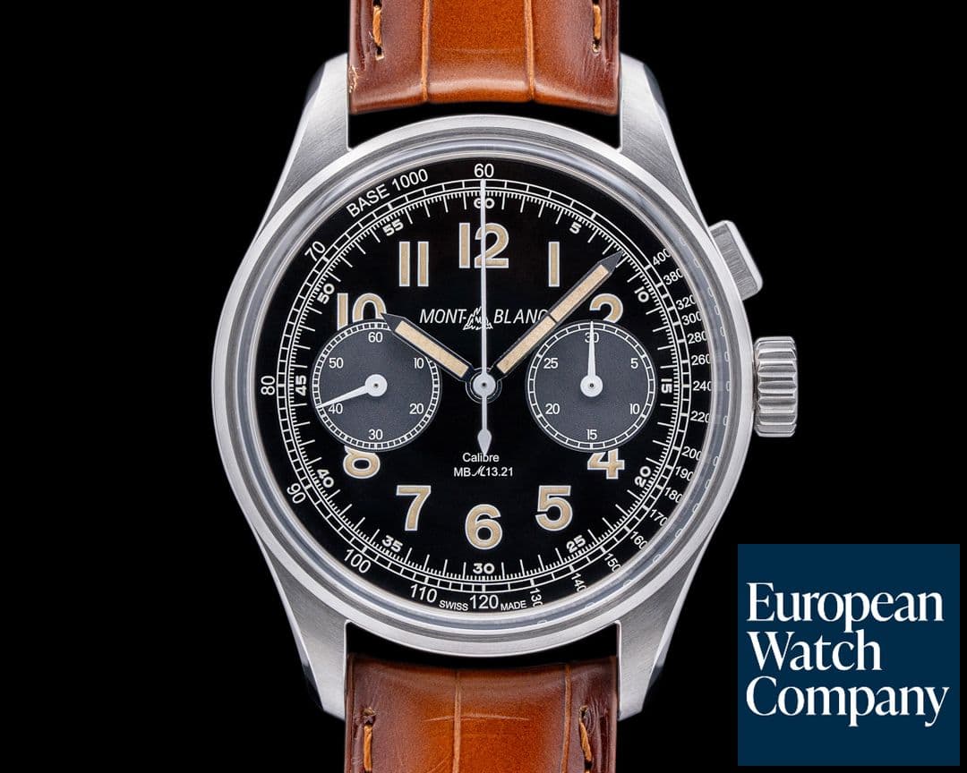 Image of Montblanc 1858 Monopusher Chronograph LIMITED For Hodinkee 
