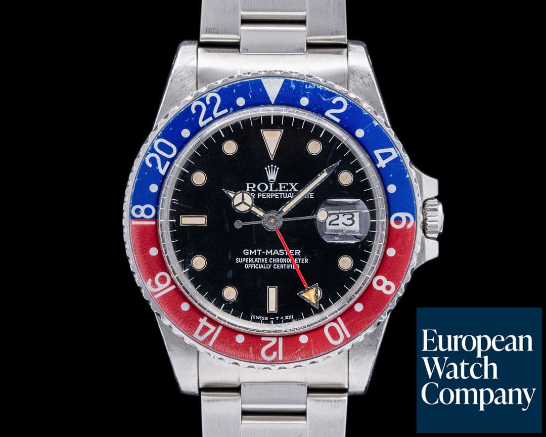 Image of Rolex GMT Master 16750 SS Pepsi Bezel c. 1985