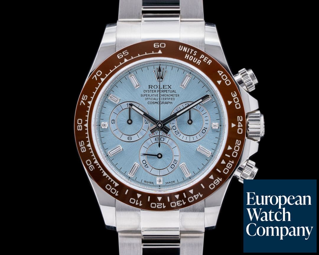Image of Rolex Daytona Platinum 116506 Glacier Blue Diamond Dial