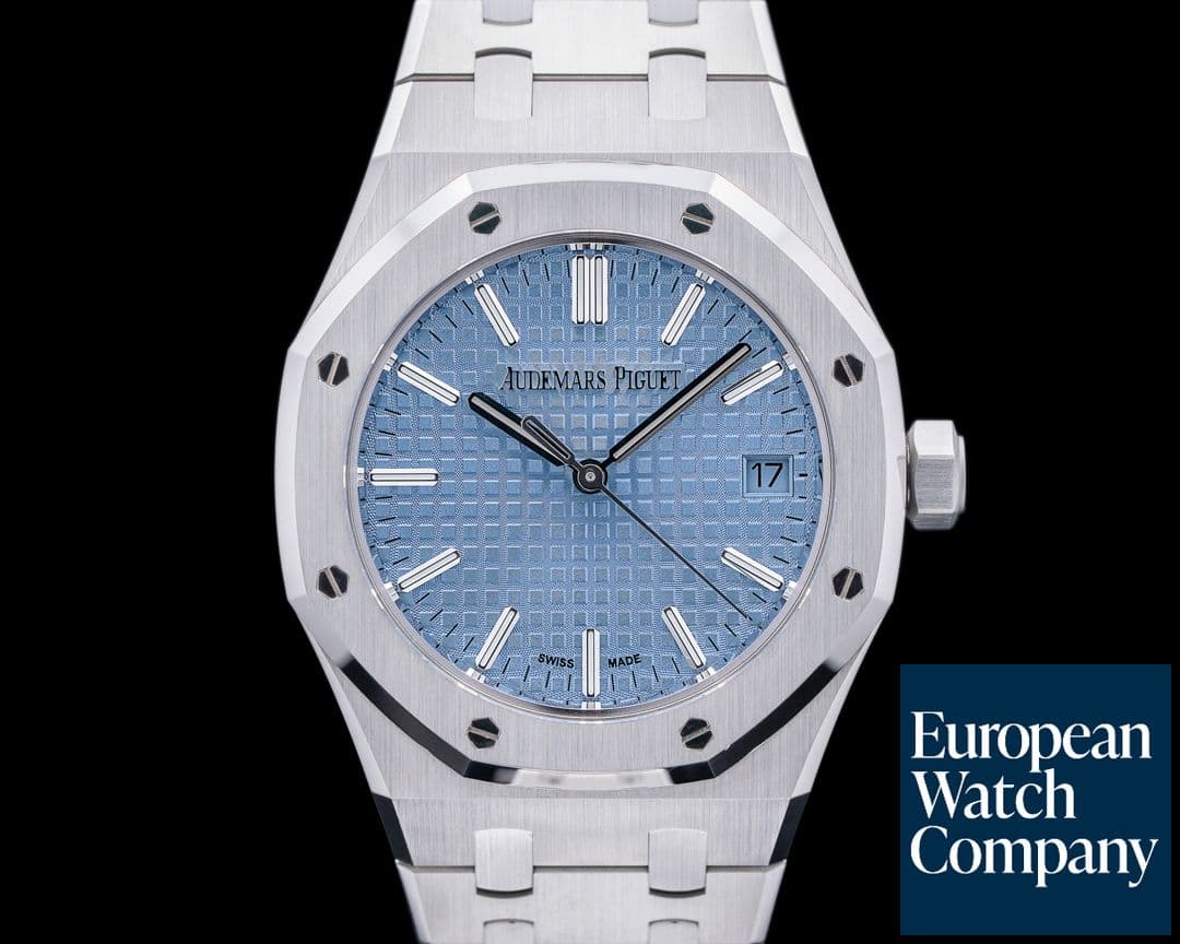 Image of Audemars Piguet Royal Oak 15550ST 50th Anniversary ICE BLUE 37MM SS 