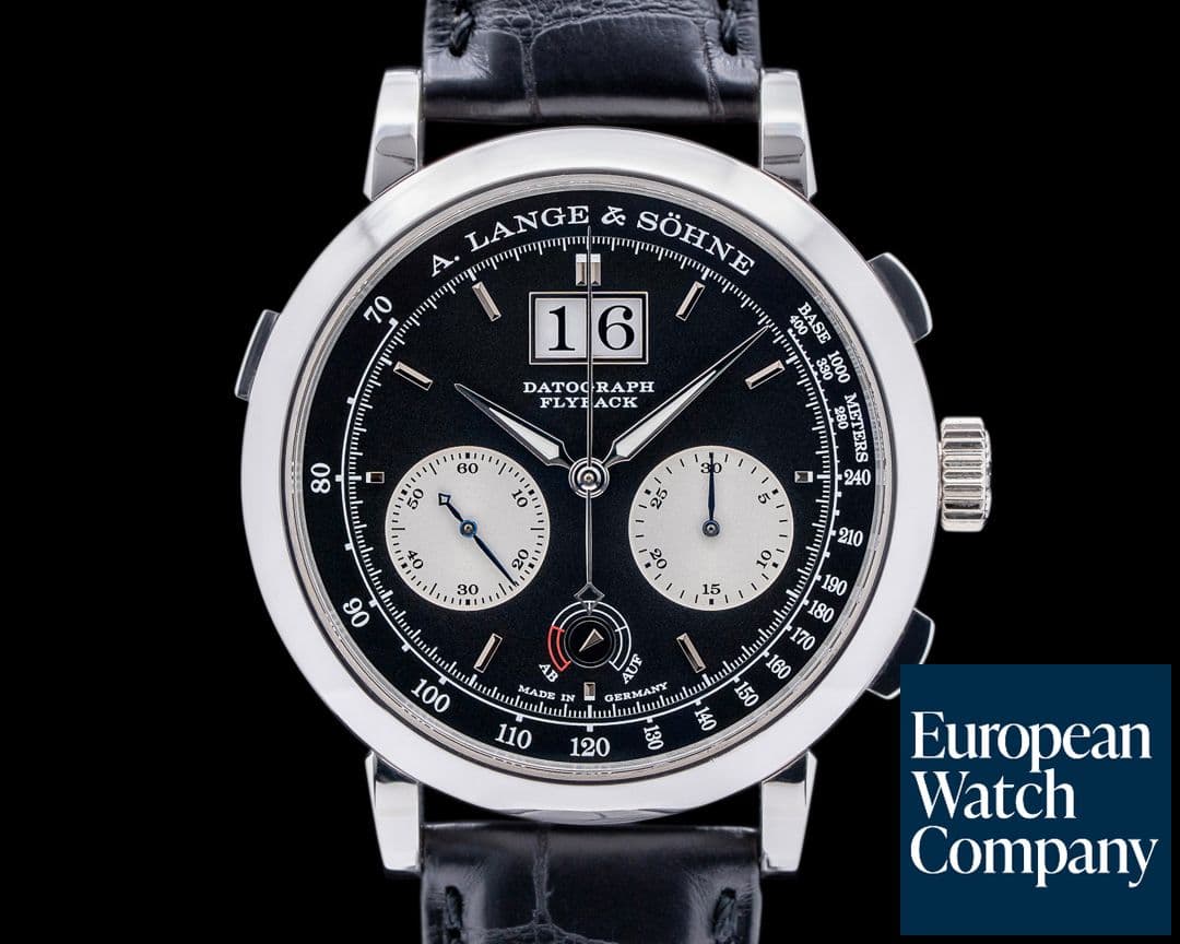 Image of A. Lange and Sohne Datograph 405.035 Up / Down Flyback Platinum + Deployant
