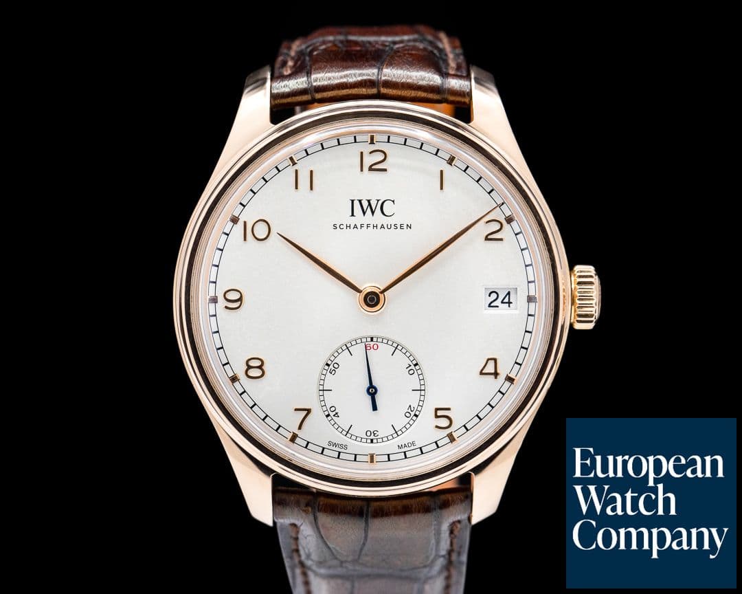 Image of IWC Portuguese 8-Day Manual Wind 18K Rose Gold 