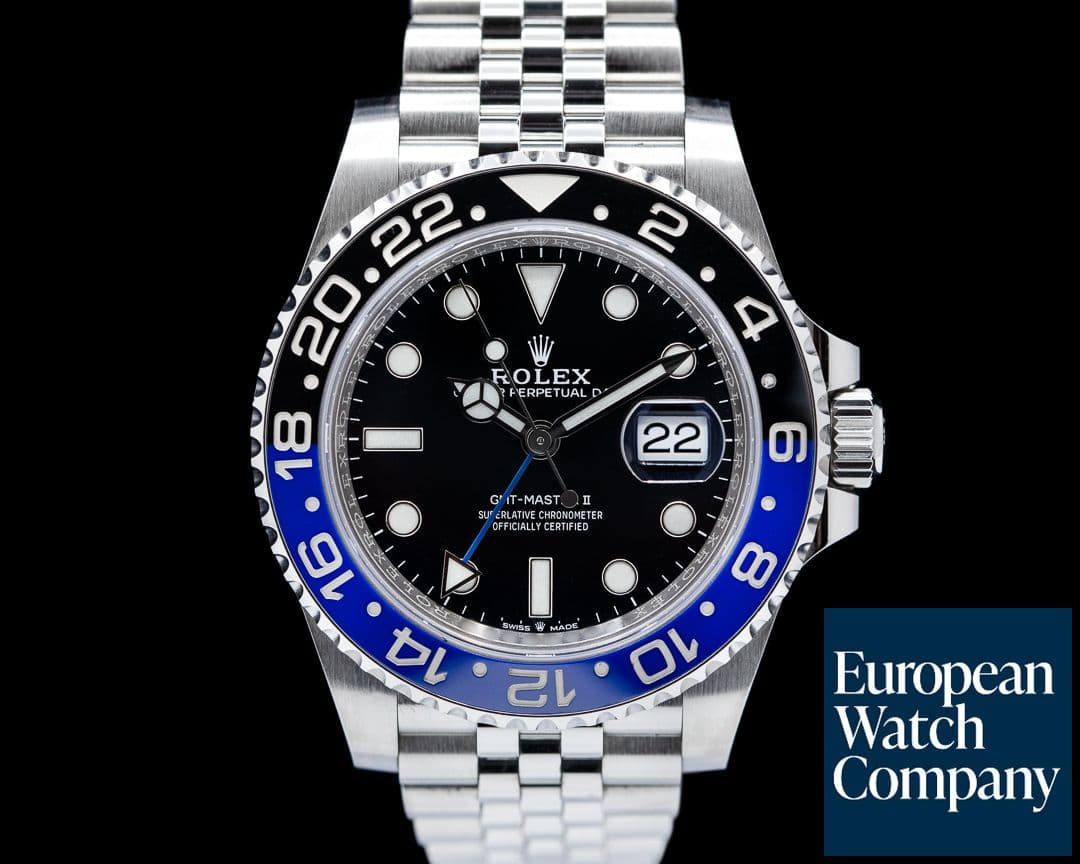 Image of Rolex GMT Master II 126710BLNR Ceramic "Batman" SS / Jubilee 