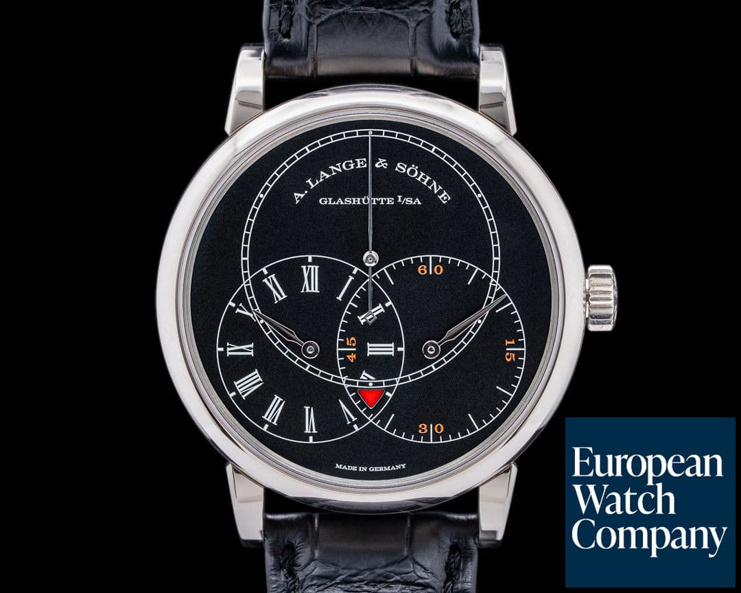 Image of A. Lange and Sohne Richard Lange 252.029 JUMPING SECONDS White Gold Black Dial 