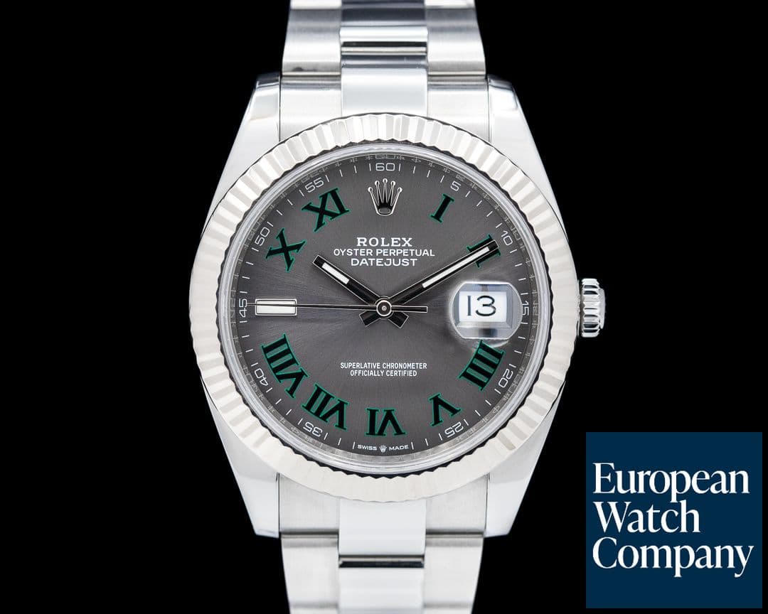 Image of Rolex Datejust 41 126334 Wimbledon Dial Oyster Bracelet
