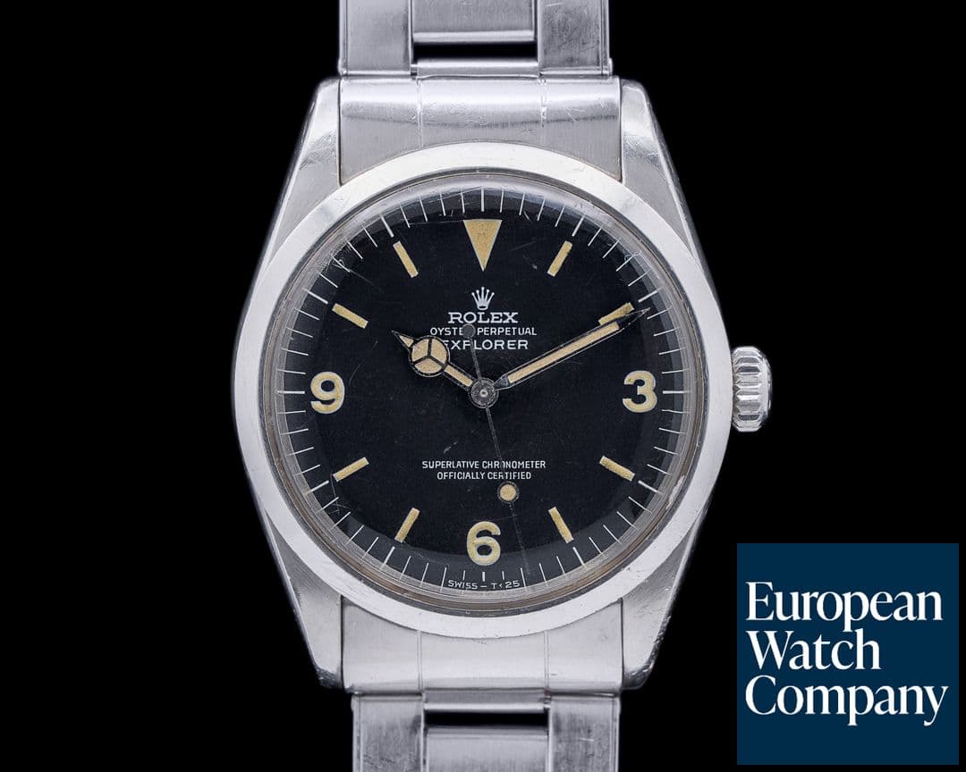 Image of Rolex Vintage Explorer I "Frog Foot Coronet" Logo c. 1966