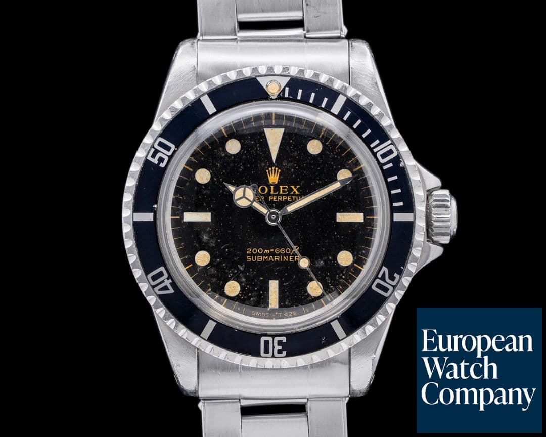 Image of Rolex 5513 Vintage Submariner SS Black Gilt Dial Circa. 1965