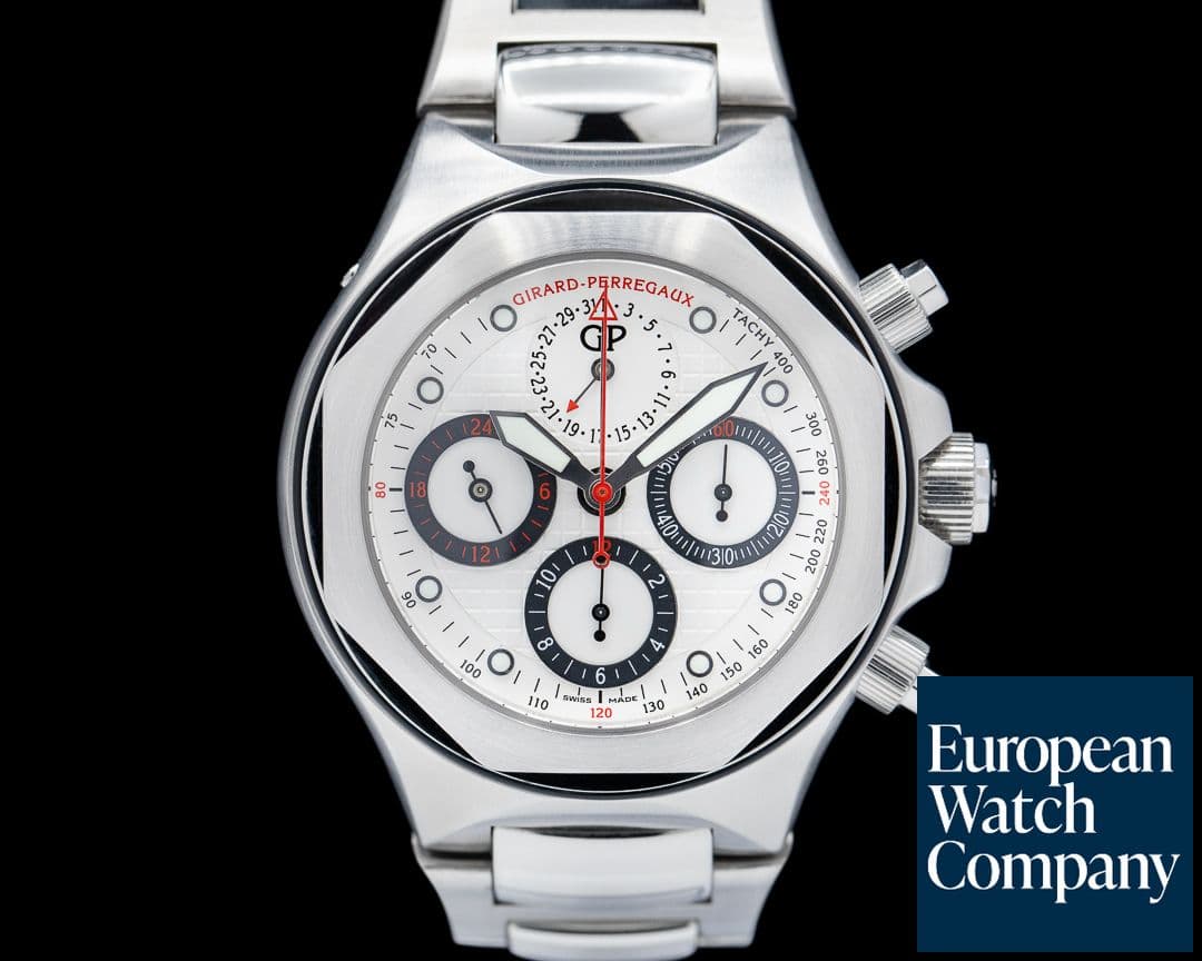 Image of Girard Perregaux Laureato EVO3 white Dial SS / SS 
