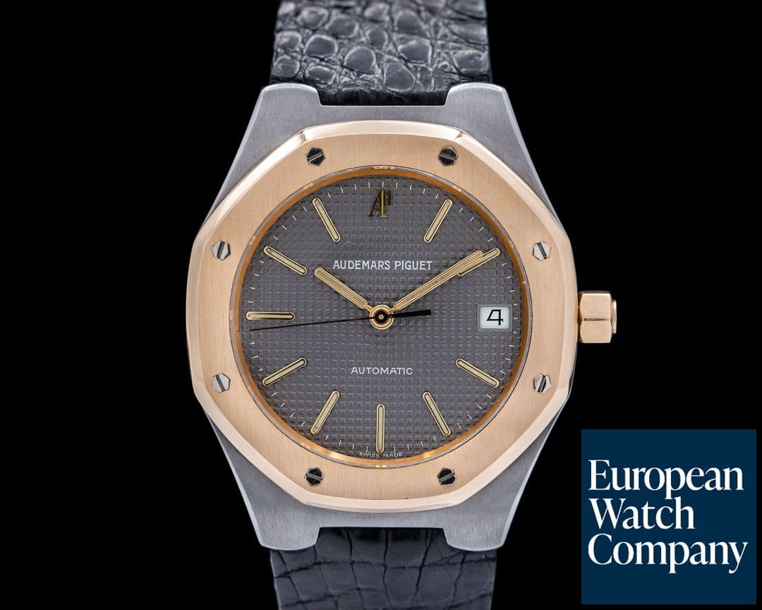 Image of Audemars Piguet Royal Oak Cuir Automatic 18K Rose Gold / Tantalum
