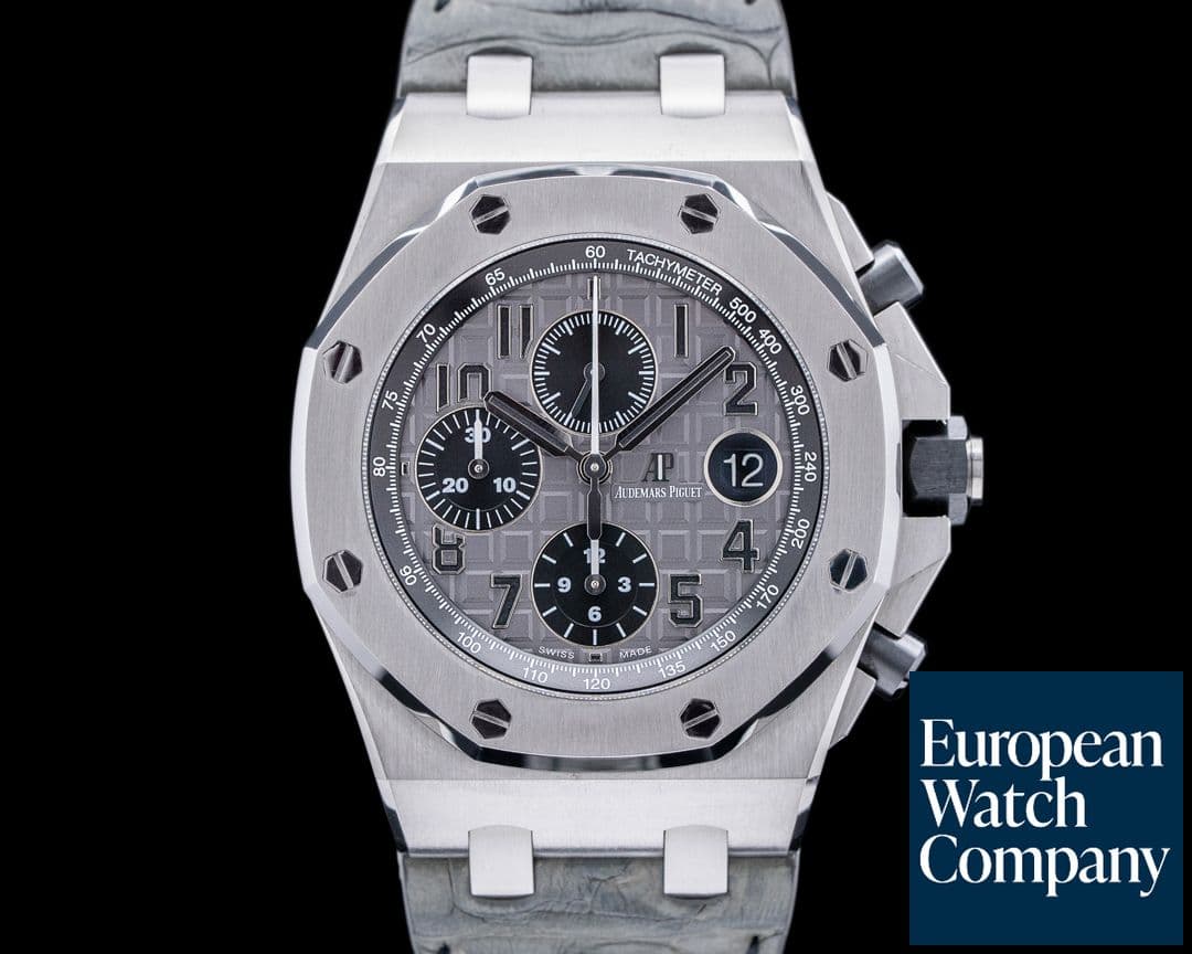 Image of Audemars Piguet Royal Oak Offshore Slate Grey Dial SS 42MM "Elephant"