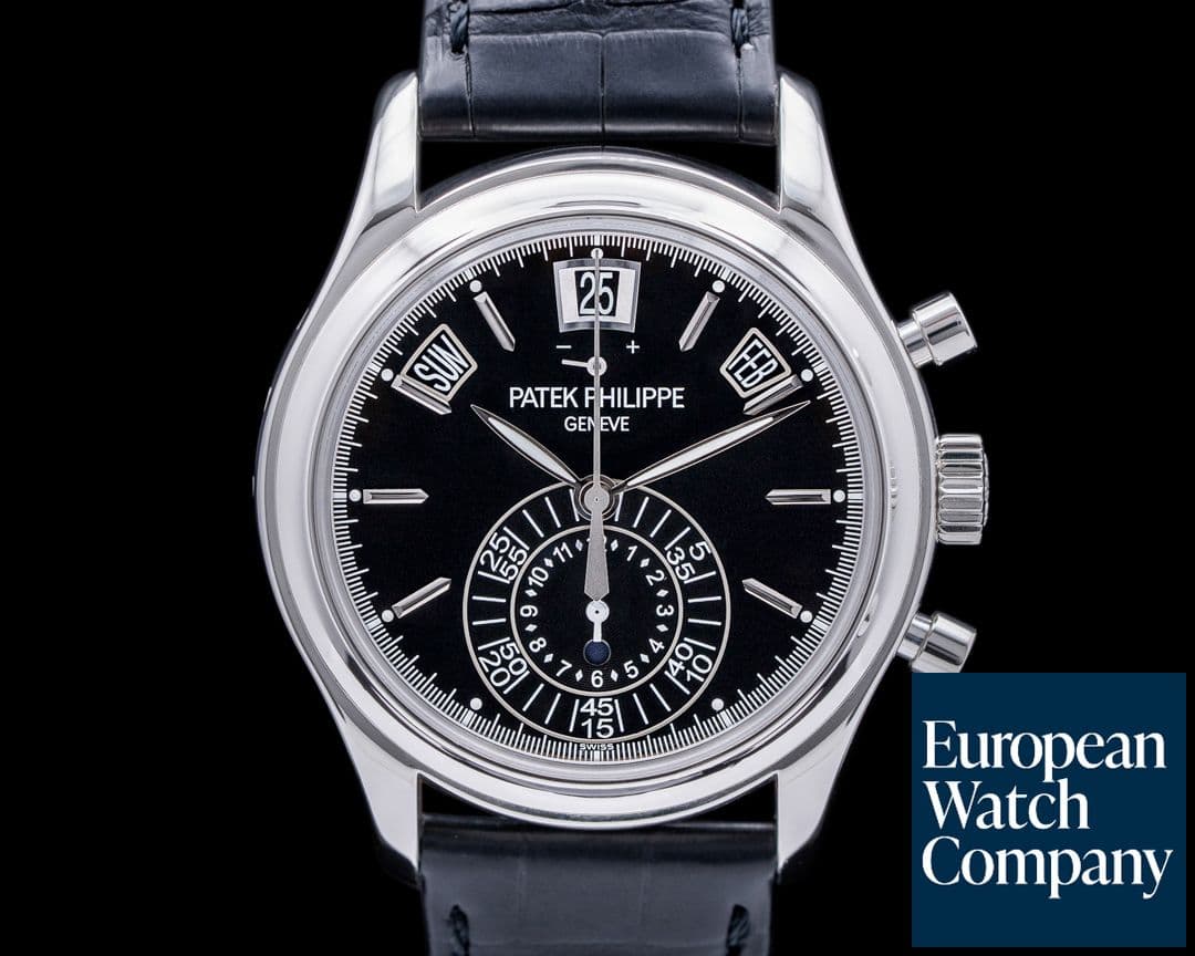 Image of Patek Philippe Annual Calendar 5960P-016 Chronograph Black Dial