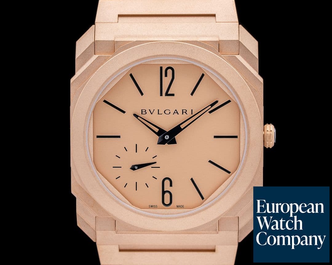 Image of Bulgari Octo Finissimo Extra Thin Rose Gold