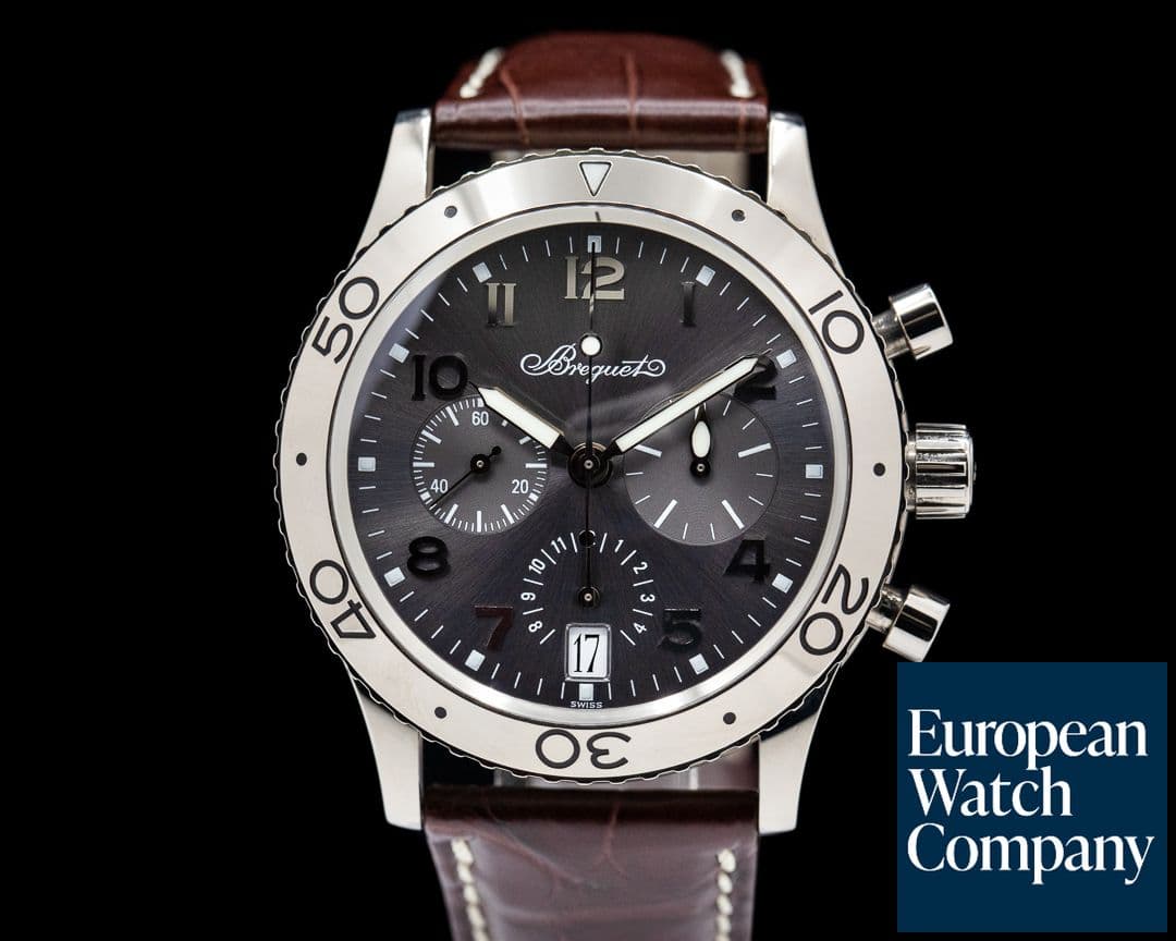 Image of Breguet Type XX Transatlantique 18k White Gold