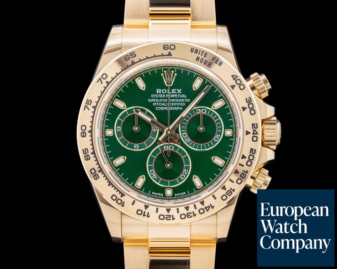 Image of Rolex Daytona 116508 18k Yellow Gold / Green Dial 2022
