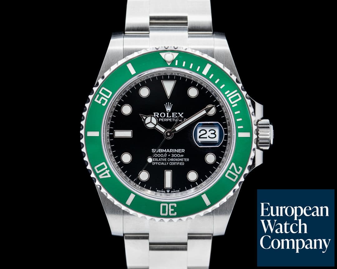 Image of Rolex Submariner Date 126610LV Kermit GREEN Ceramic Bezel 41MM
