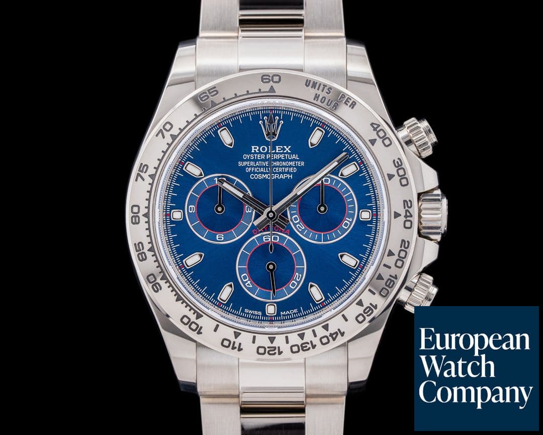 Image of Rolex Daytona 116509 Blue Dial 18K White Gold 