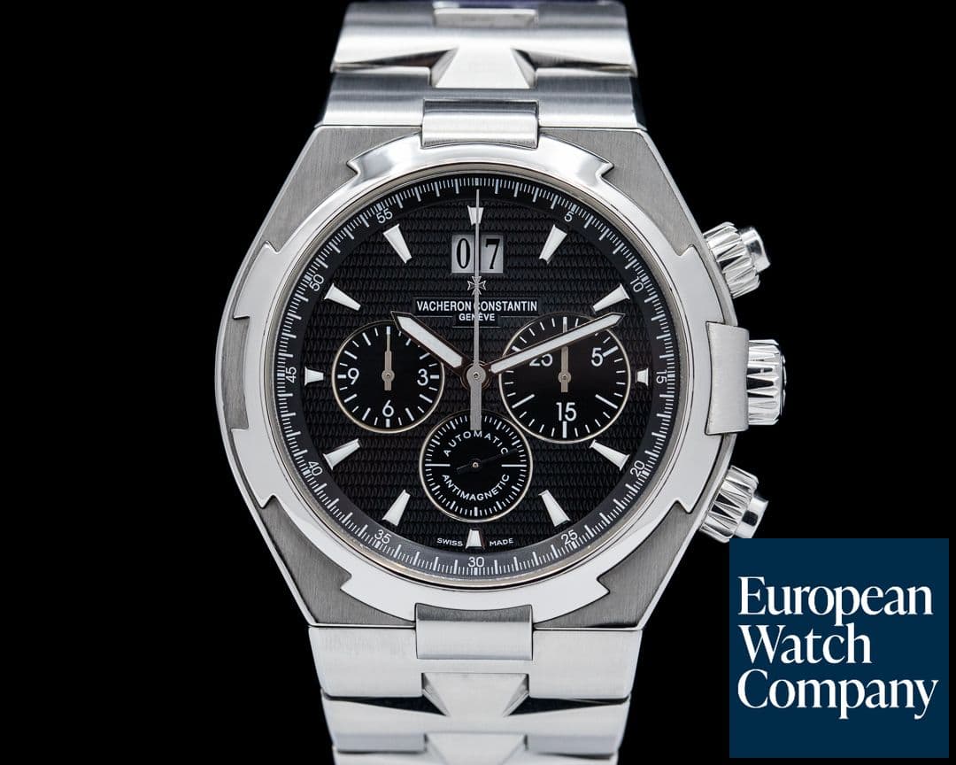 Image of Vacheron Constantin Overseas 49150/B01A Chronograph Black Dial SS
