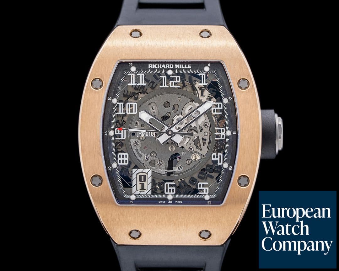 Image of Richard Mille Richard Mille RM10 Automatic Oversize Date Rose Gold