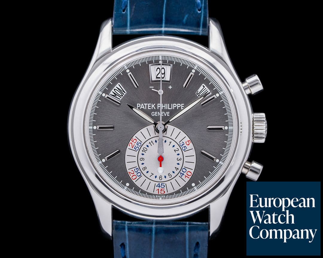 Image of Patek Philippe Annual Calendar 5960P Chronograph Platinum Grey Dial 