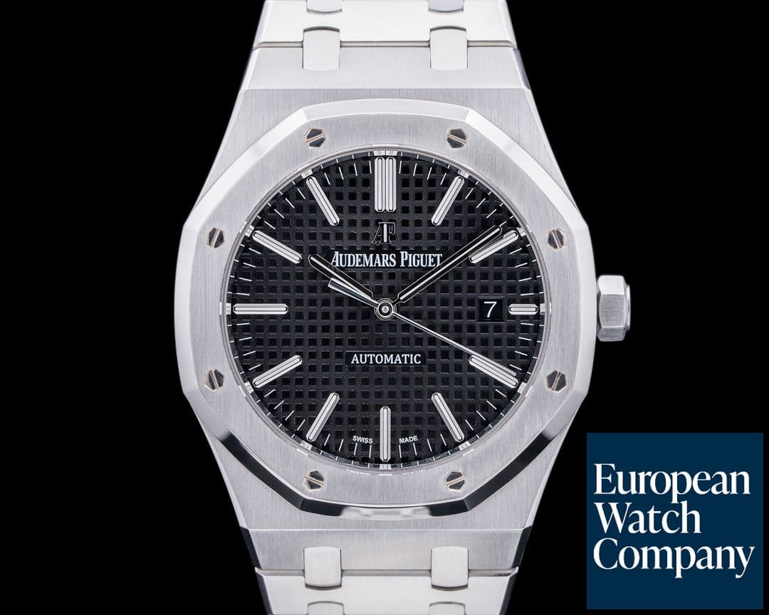 Image of Audemars Piguet Royal Oak Black Dial 15400ST