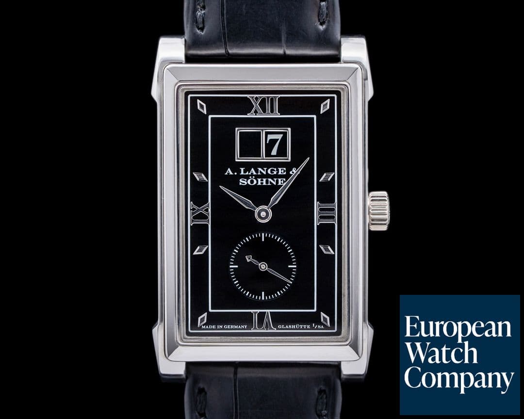 Image of A. Lange and Sohne Cabaret 107.035 Platinum Black Dial RARE