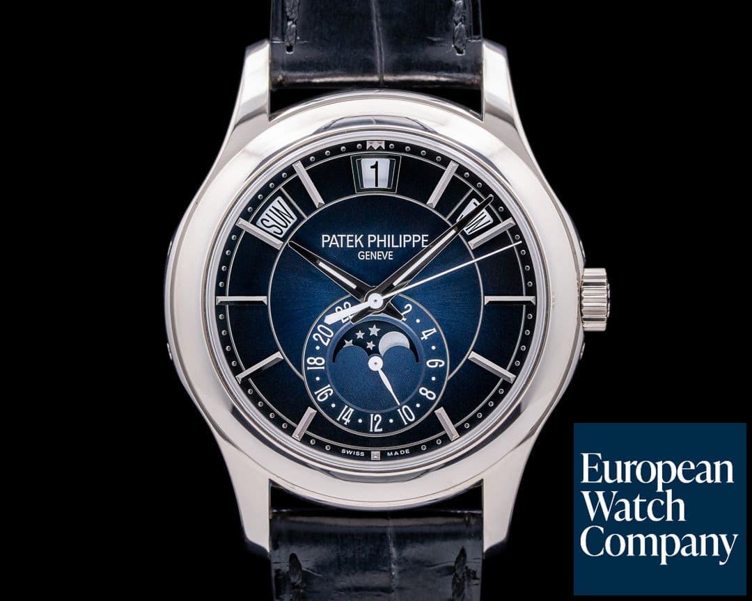 Image of Patek Philippe Annual Calendar 5205G Blue Dial 18K White Gold 