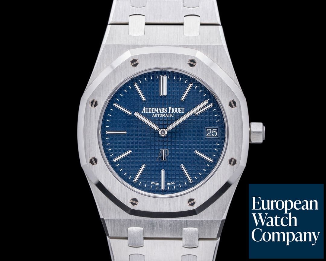 Image of Audemars Piguet Royal Oak Extra Thin Blue Dial SS 15202ST 