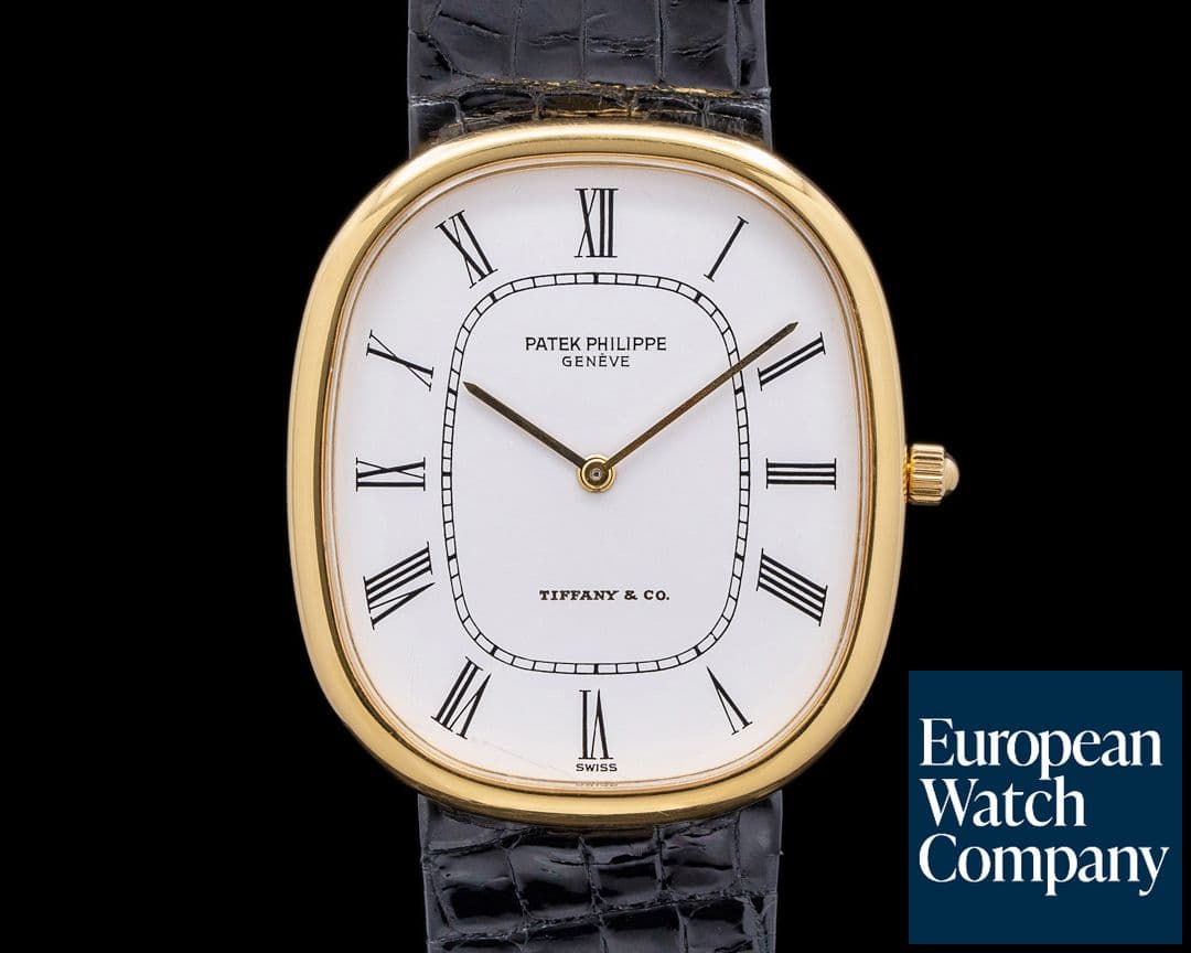 Image of Patek Philippe Golden Ellipse 18K Yellow Gold Tiffany Dial 35MM  