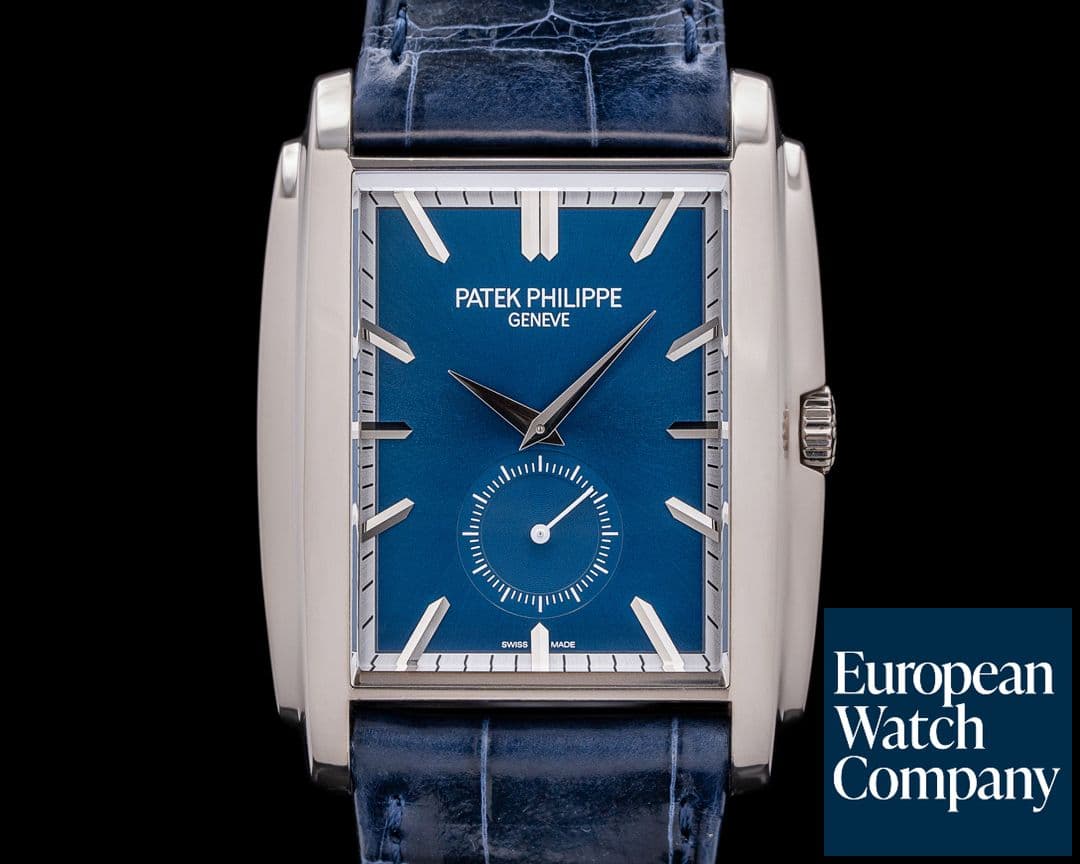 Image of Patek Philippe Gondolo 18K 5124G-011 White Gold Blue Dial Manual Wind 