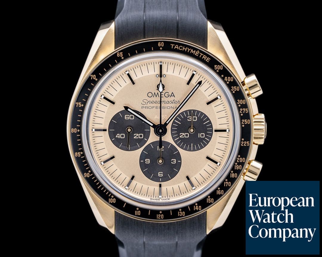 Image of Omega Speedmaster Moonwatch Professional Moonshine Gold UNWORN