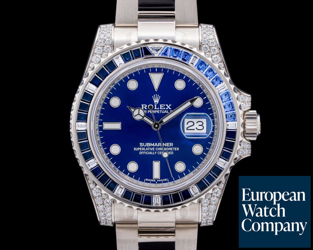 Image of Rolex Submariner Date 116659SABR 18K WG Diamonds / Sapphires