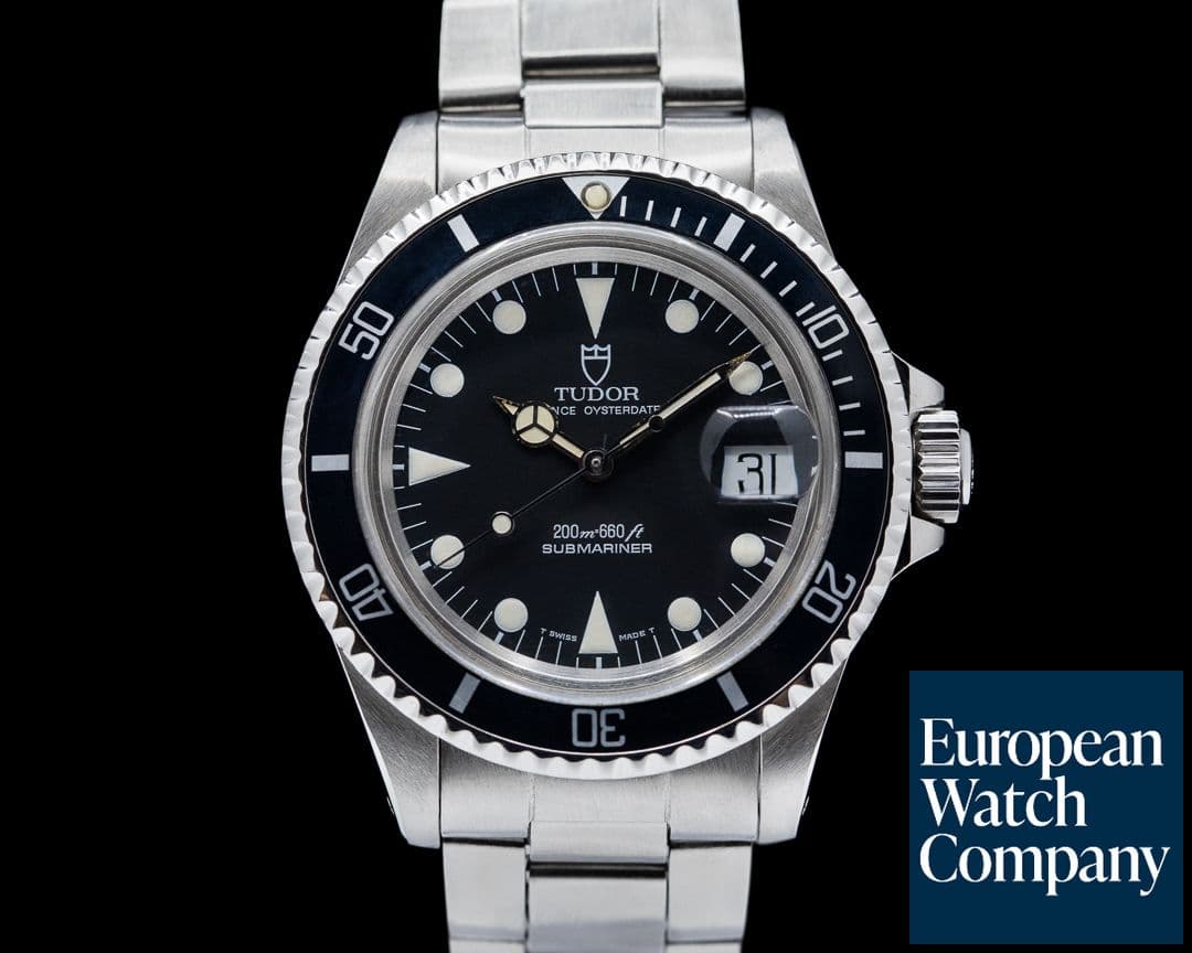 Image of Tudor Submariner Black Dial SS 