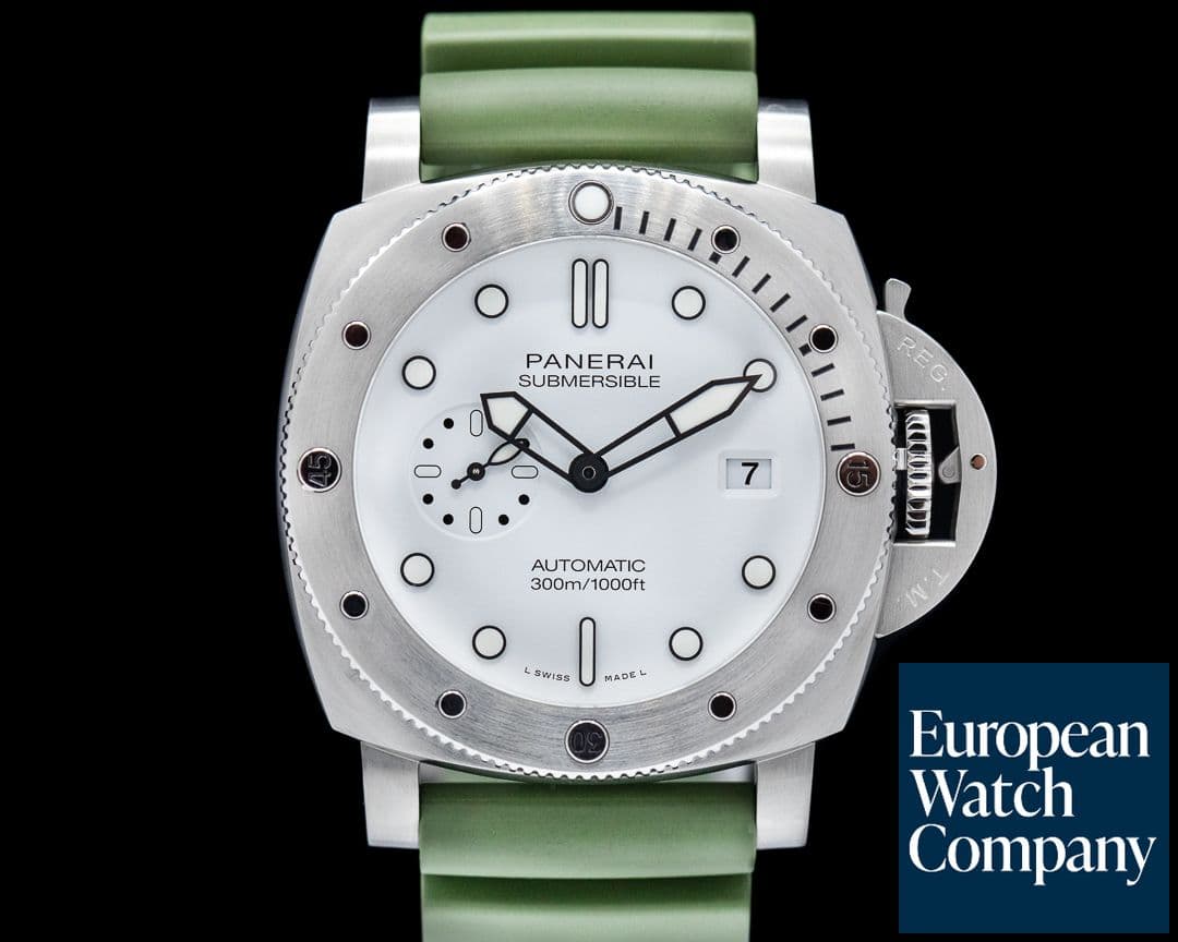 Image of Panerai Submersible QuarantaQuattro Bianco 44mm 