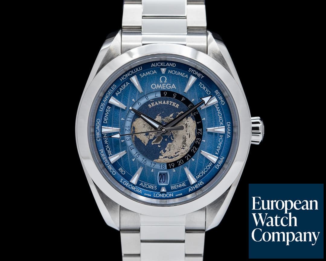 Image of Omega Aqua Terra Co-Axial Master Chronometer GMT Worldtimer