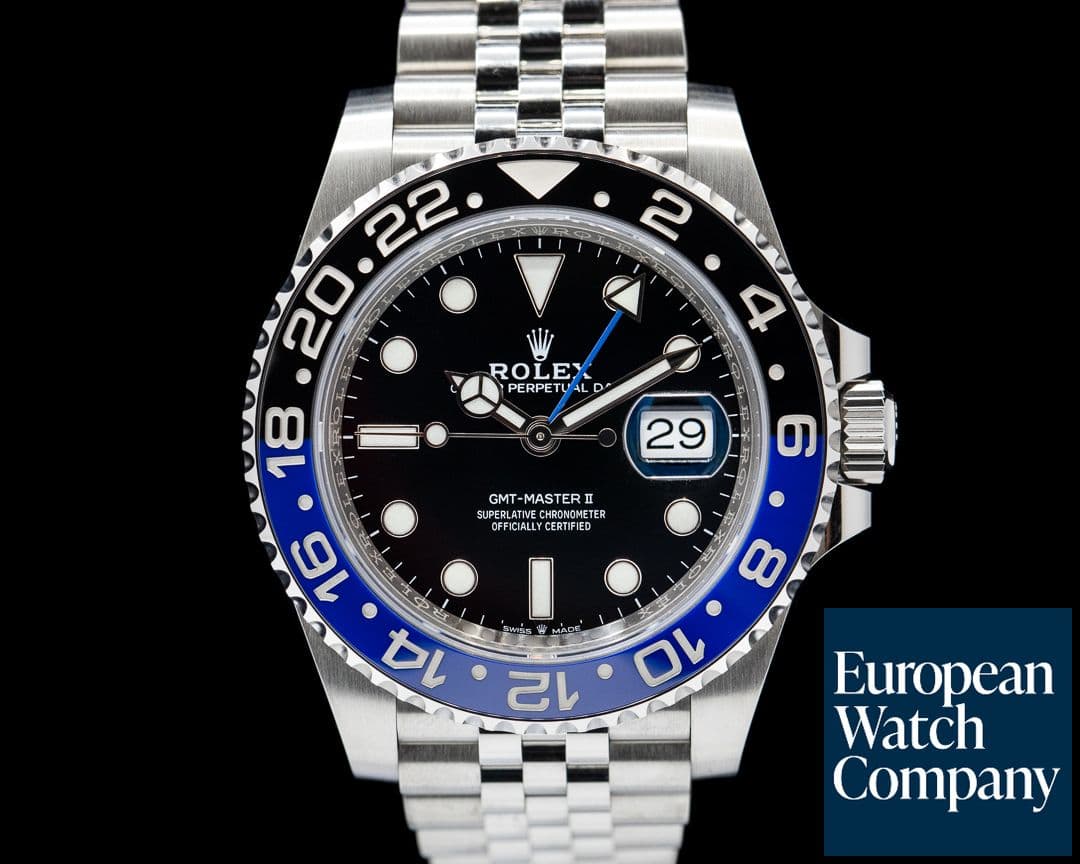 Image of Rolex GMT Master II 126710BLNR Ceramic "Batman" SS / Jubilee 
