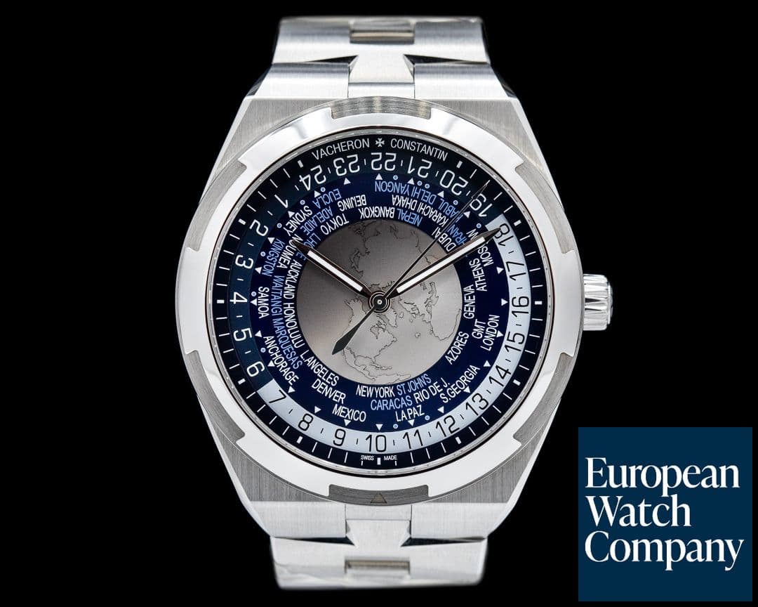 Image of Vacheron Constantin Overseas 7700V World Time Blue Dial SS 2020