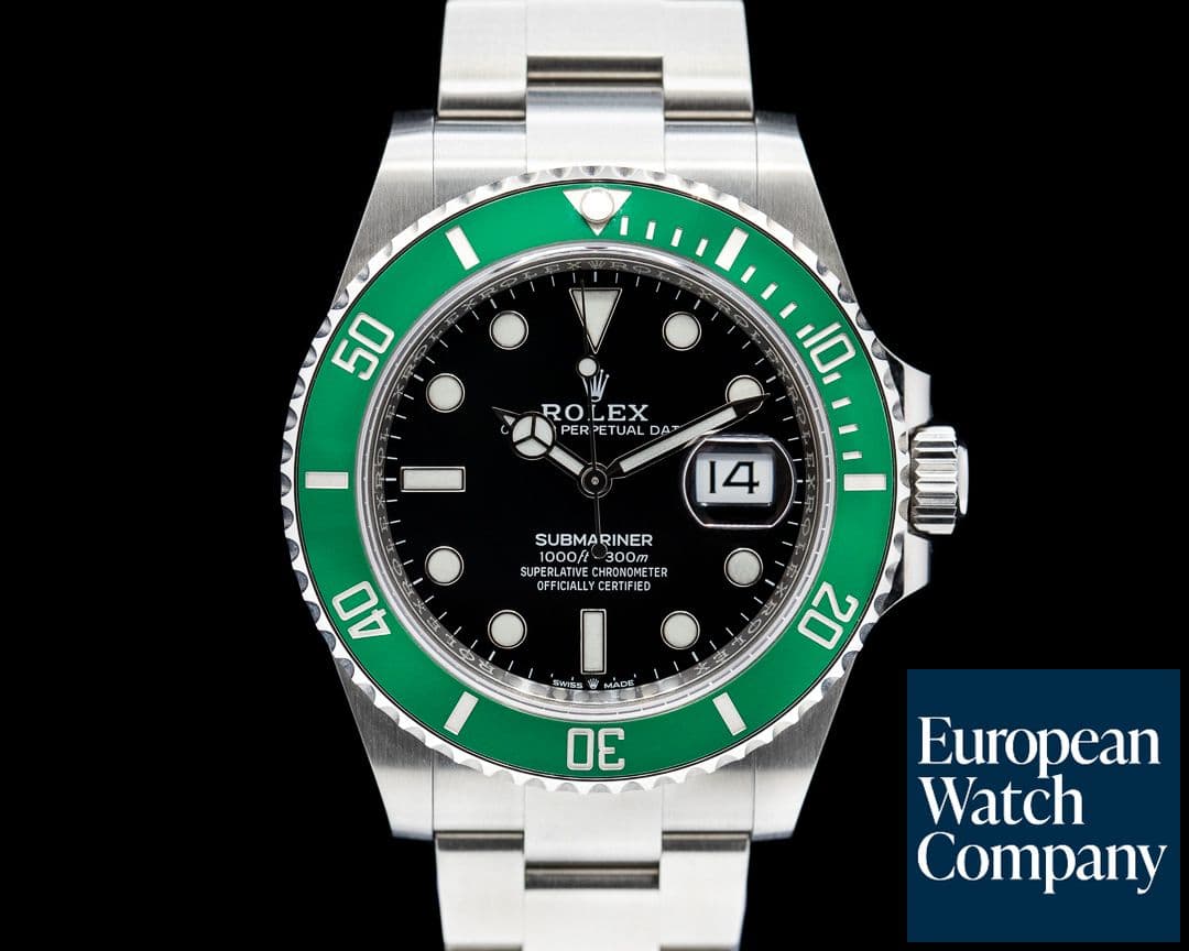 Image of Rolex Submariner Date 126610LV Kermit GREEN Ceramic Bezel 41MM