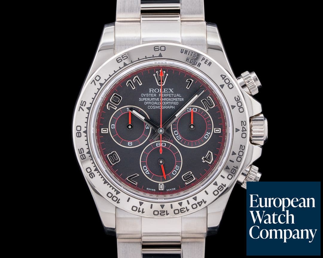Image of Rolex Daytona 116509 Slate Arabic Racing Dial 18K White Gold