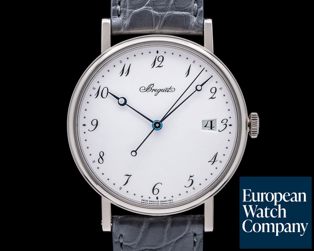 Image of Breguet Classique 5177BB Automatic Enamel Dial 18K White Gold