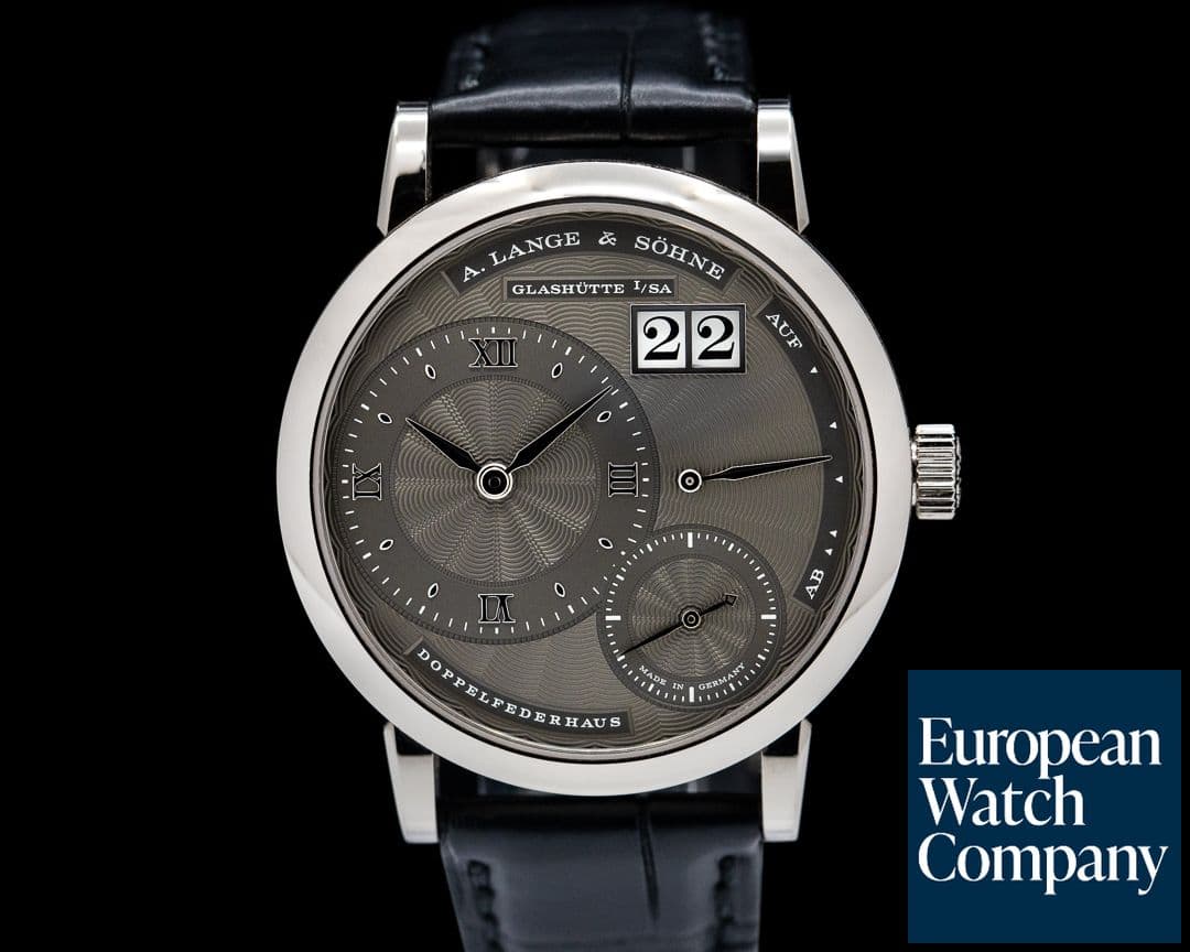 Image of A. Lange and Sohne "Kleine" Little Lange 1 White Gold Gray Dial 36MM 