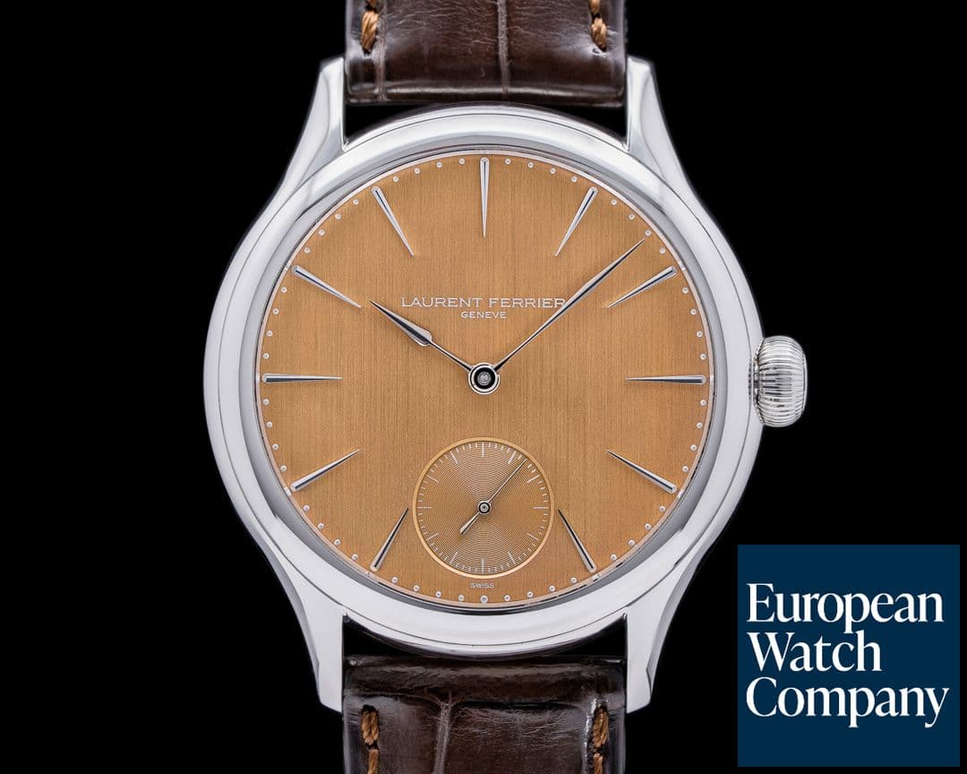 Image of Laurent Ferrier Galet Micro Rotor SS Autumn / Salmon Dial